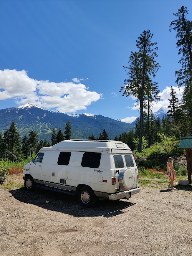 canadian national park visits with our campervan
